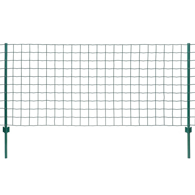 Set Recinzione Euro 20x1,2 m in Acciaio Verde