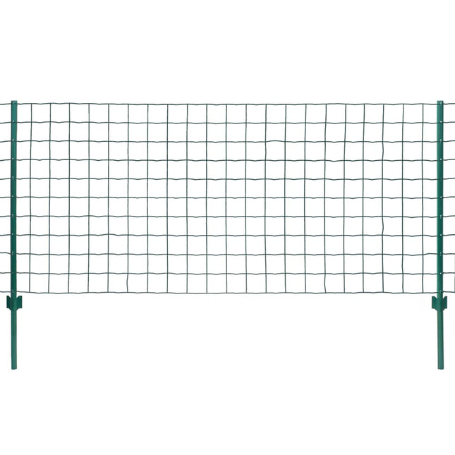 Recinzione Euro in Acciaio 20x1,5 m Verde