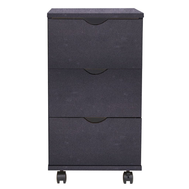 Cassettiera 33x45x60 cm Nera