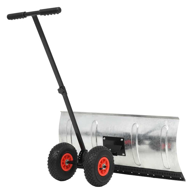 Spazzaneve Manuale con Ruote 100x44 cm