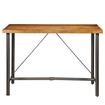 Tavolo da Bar in Teak Massello di Recupero 150x70x106 cm