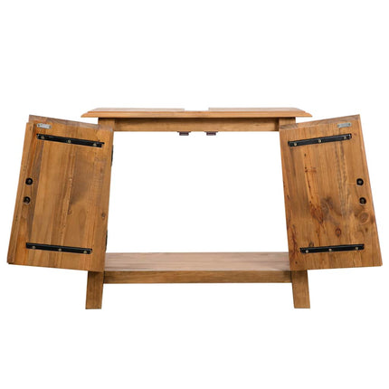 VanitÃ  da Bagno in Legno Massello di Pino 70x32x63 cm