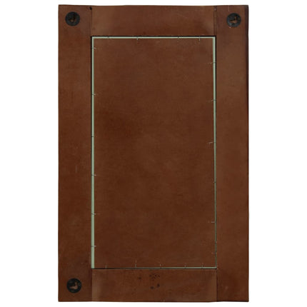 Specchio in Legno Massello di Recupero 50x80 cm