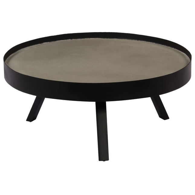 Tavolino da Salotto con Piano in Cemento 74x32 cm