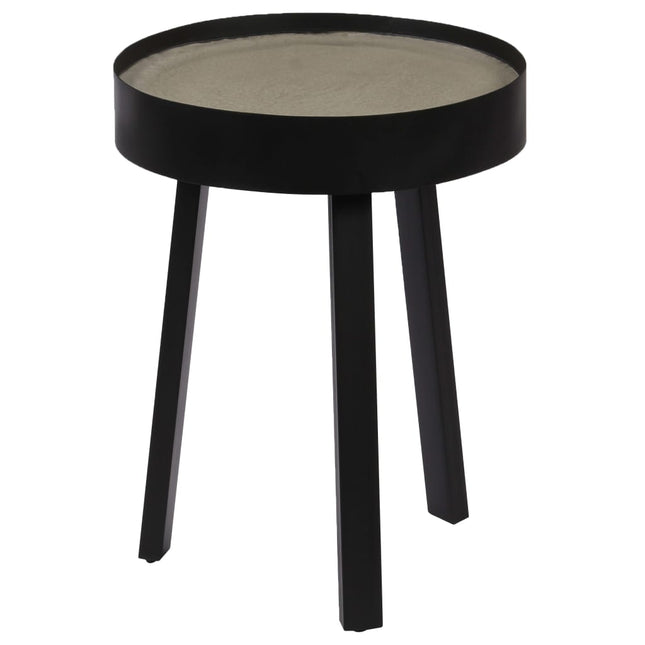Tavolino da Salotto con Piano in Cemento 40x55 cm