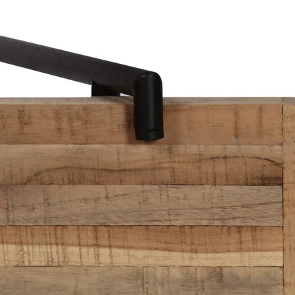 Tavolo Consolle in Legno di Teak di Recupero 120x35x81 cm