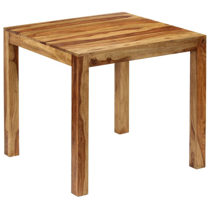 Tavolo da Pranzo in Legno Massello di Sheesham 82x80x76 cm