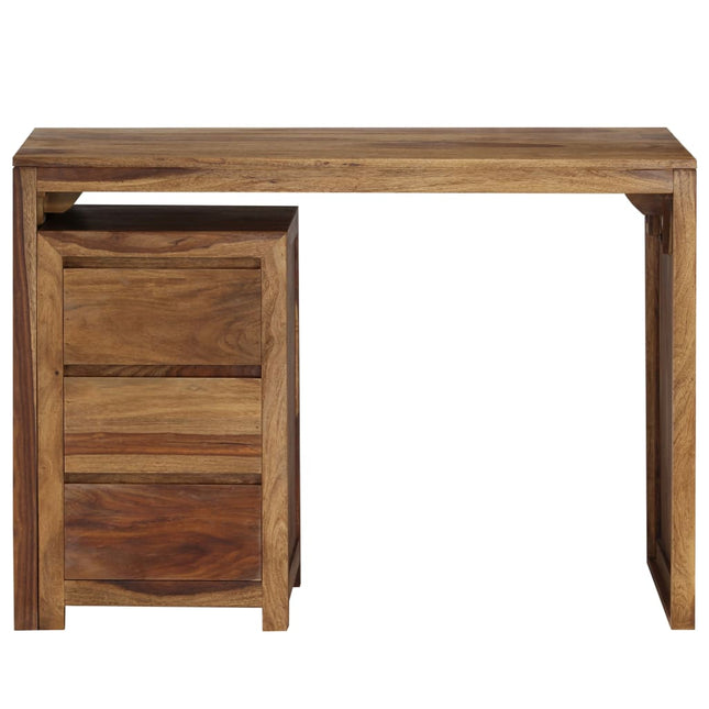 Scrivania in Legno Massello di Sheesham 110x55x76 cm