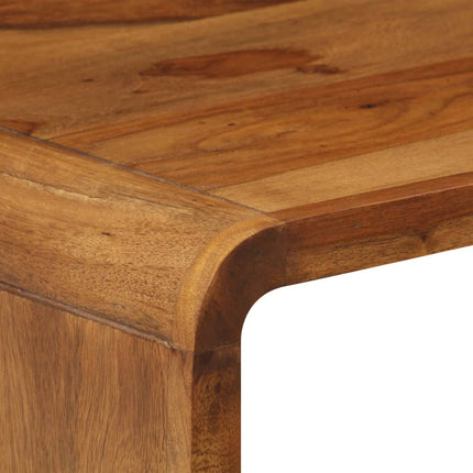 Tavolino da Salotto in Legno Massello di Sheesham 95x40x45 cm