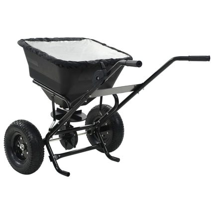 Spargisale a Spinta in PVC e Acciaio 106x73x76 cm 45 L