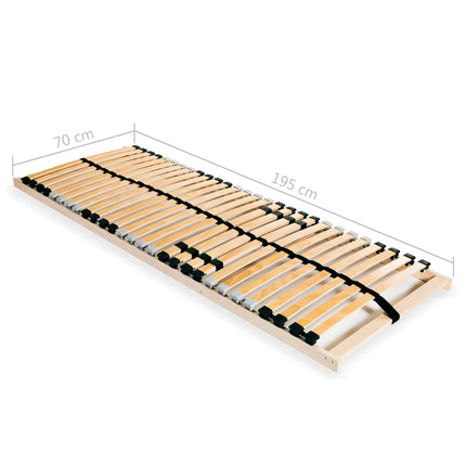 Rete a Doghe 7 Zone senza Materasso con 28 Doghe 70x200 cm