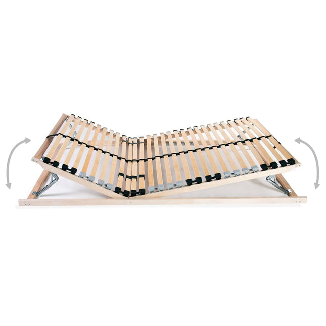 Rete a Doghe 7 Zone senza Materasso con 28 Doghe 90x200 cm
