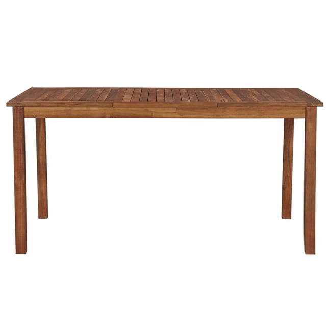Tavolo da Giardino 150x90x74 cm in Massello di Acacia
