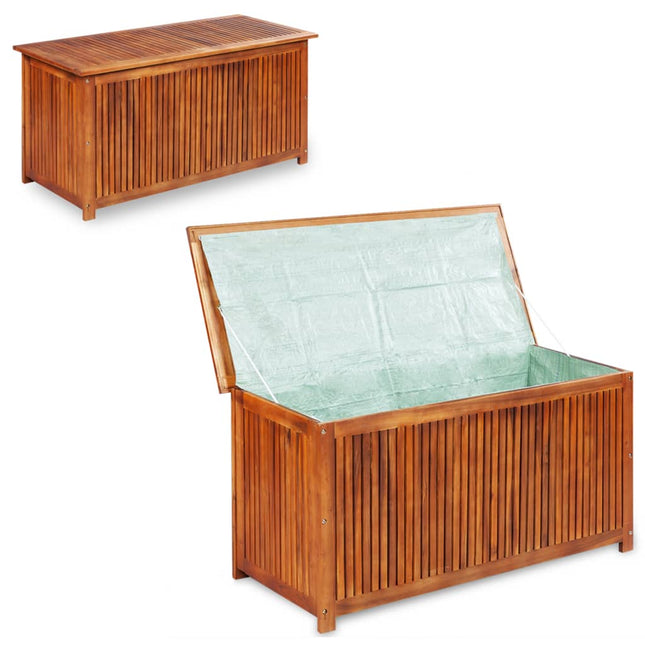 Baule da Giardino 117x50x58 cm in Massello di Acacia