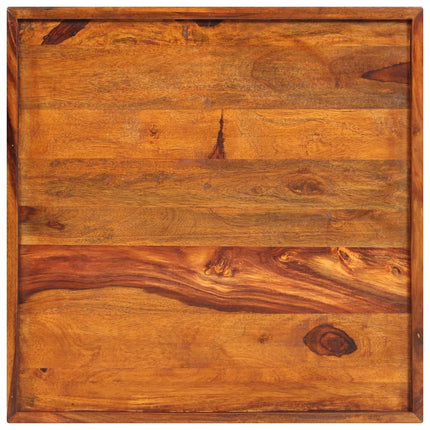 Vassoio da Portata in Legno Massello di Sheesham 50x50 cm