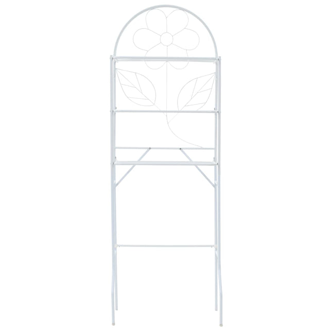 Scaffale da Bagno Bianco 60x33x174 cm