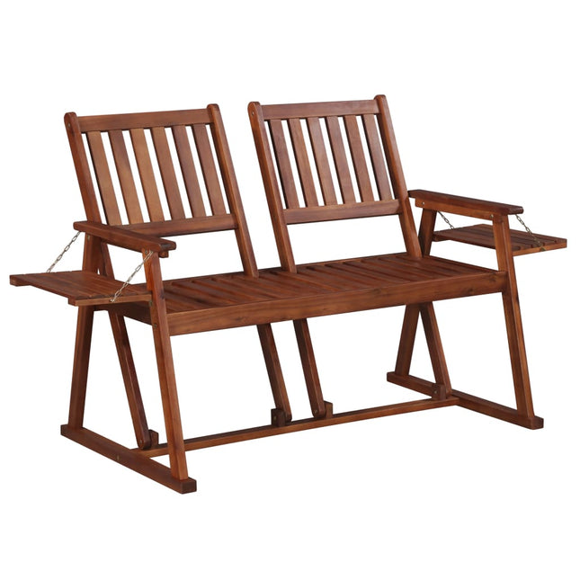 Panchina da Giardino 165 cm in Legno Massello di Acacia