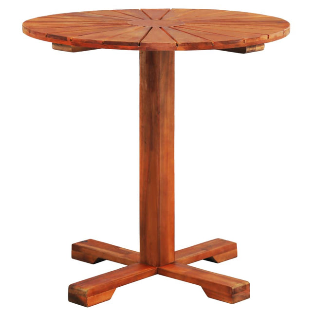 Tavolo da Bistrot 70x70 cm in Legno Massello di Acacia