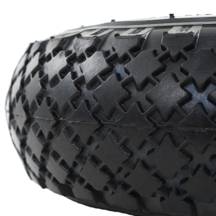 Ruote Carrello a Mano 4 pz Gomma 3.00-4 (245x82)
