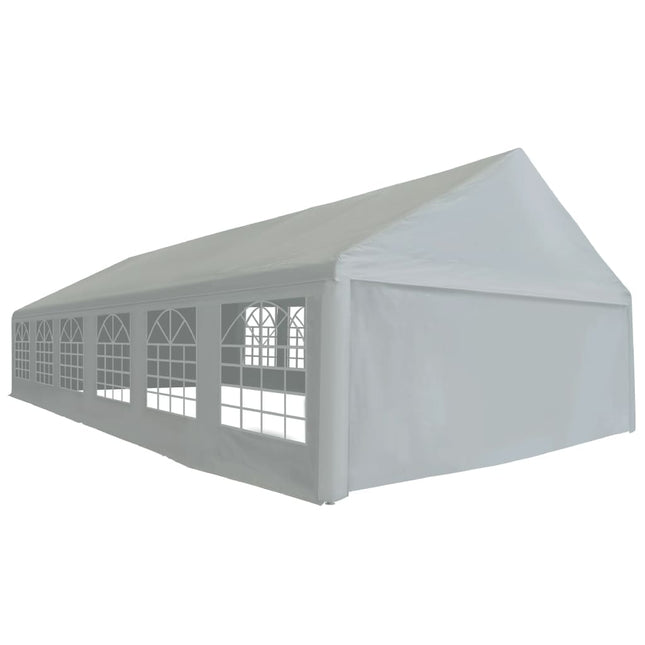 Tendone per Feste in PE 6x12 m Grigio