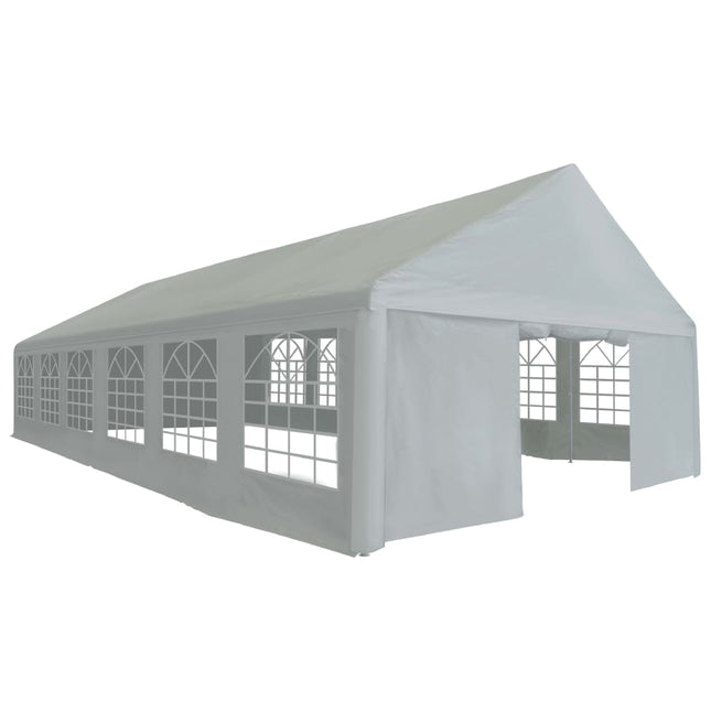 Tendone per Feste in PE 6x12 m Grigio