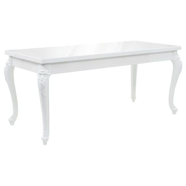 Tavolo da Pranzo 179x89x81 cm Bianco Lucido