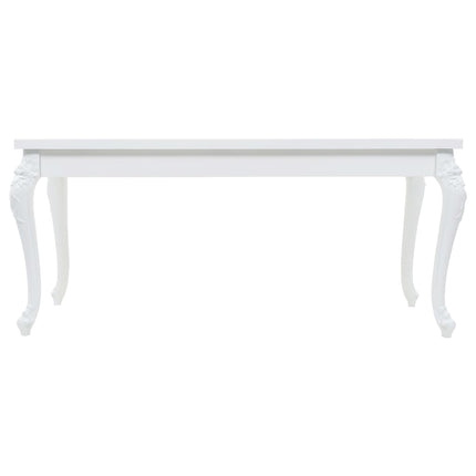 Tavolo da Pranzo 179x89x81 cm Bianco Lucido
