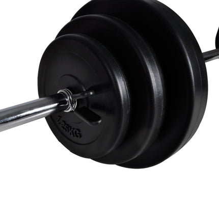 Macchina Multistazione con Bilanciere e Set di Manubri 30,5 kg