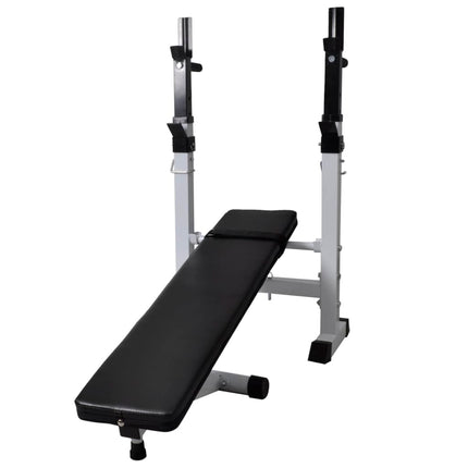 Panca Reclinabile con Rack Bilanciere e Set Manubri 90 kg