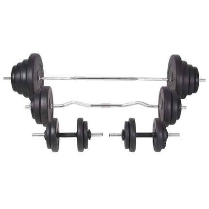 Panca Multifunzione con Rack Bilanciere e Set Manubri 120 kg