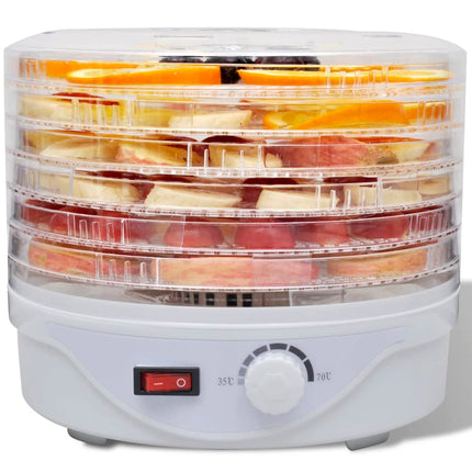 Essiccatore Alimentare Rotondo con 6 Vassoi 250 W