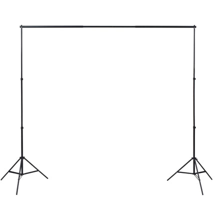 Kit Studio Foto con 3 Fondali in Cotone Telaio Regolabile 3x5 m