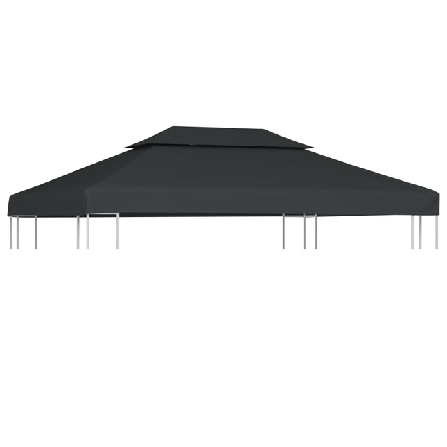 Copertura Superiore per Gazebo a 2 Strati 310g/mÃ‚Â²4x3m Antracite