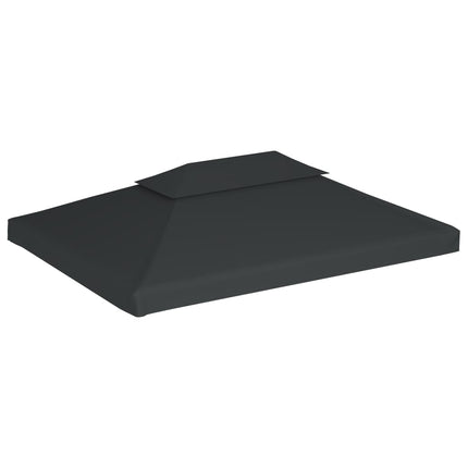 Copertura Superiore per Gazebo a 2 Strati 310g/mÃ‚Â²4x3m Antracite