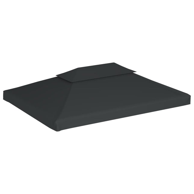 Copertura Superiore per Gazebo a 2 Strati 310g/mÃ‚Â²4x3m Antracite