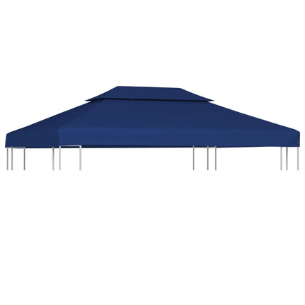 Copertura Superiore per Gazebo a 2 Strati 310 g/mÃ‚Â² 4x3 m Blu