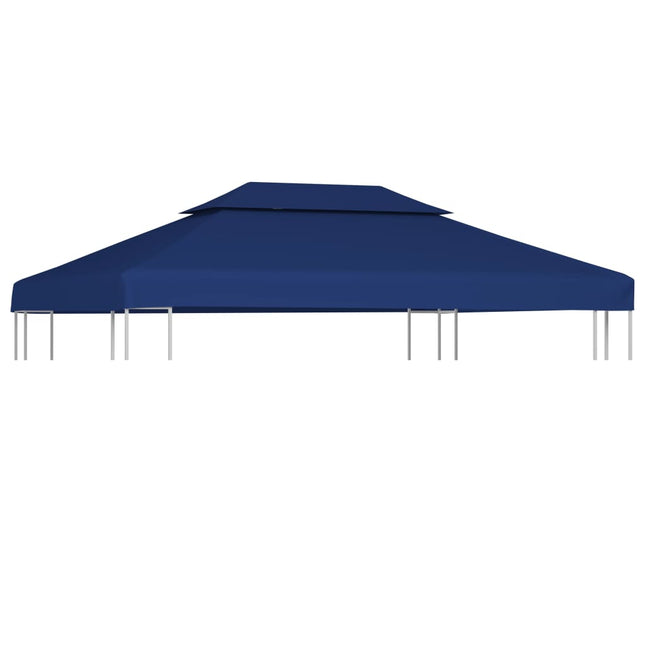 Copertura Superiore per Gazebo a 2 Strati 310 g/mÃ‚Â² 4x3 m Blu