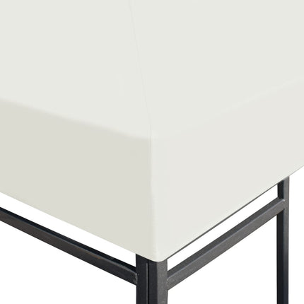 Copertura Superiore per Gazebo 310 g/mÂ² 3x3 m Bianco Crema