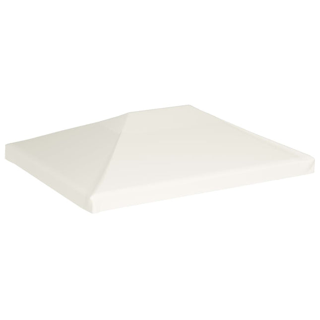 Copertura Superiore per Gazebo 310 g/mÃ‚Â² 4x3 m Bianco Crema