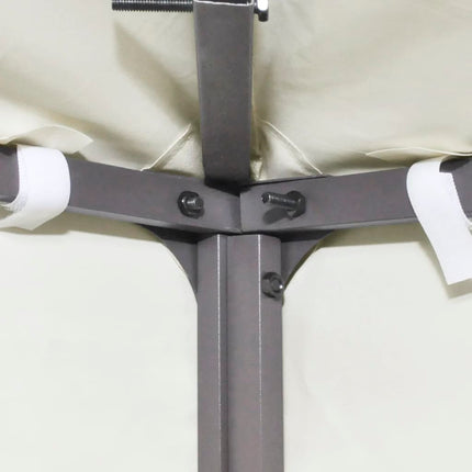 Copertura Superiore per Gazebo 310 g/mÃ‚Â² 4x3 m Bianco Crema