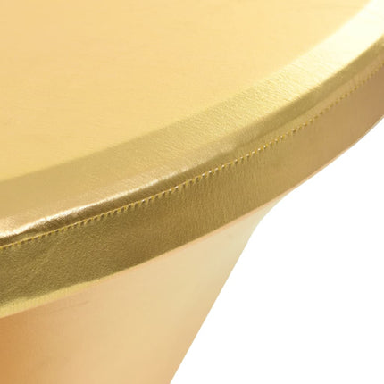 Copertura Elastica per Tavolo 2 pz 60 cm Oro