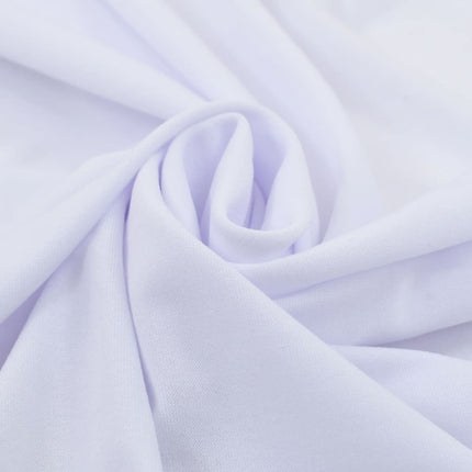 Copertura Elastica per Tavolo con Gonna 2 pz 120x74 cm Bianco