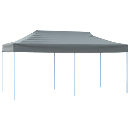 Tenda Pieghevole Pop-Up con Pareti Laterali 3x6 m Antracite