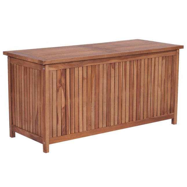 Baule da Giardino 120x50x58 cm in Legno Massello di Teak