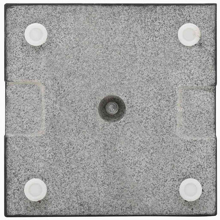 Base per Parasole in Granito 20 kg Quadrata Nera