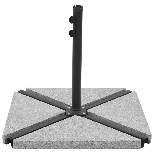 Piastra per Parasole in Granito Triangolare 15 kg Grigia