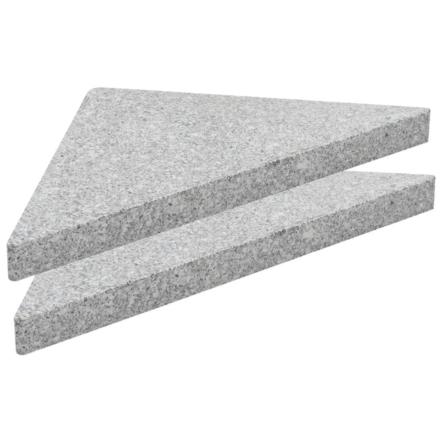 Piastra per Parasole in Granito Triangolare 15 kg Grigia