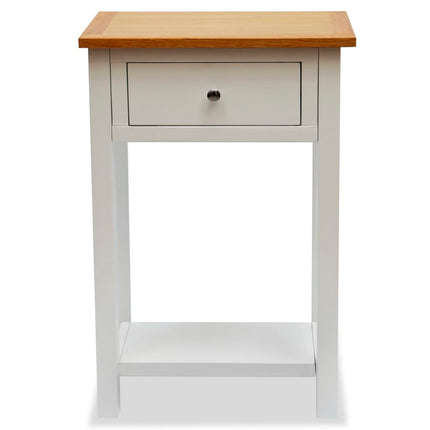 Tavolino da Salotto 50x32x75 cm in Massello di Rovere