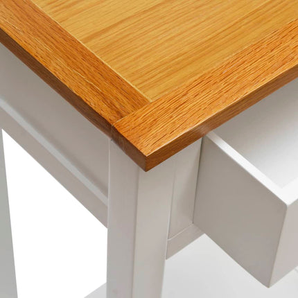 Tavolino da Salotto 50x32x75 cm in Massello di Rovere
