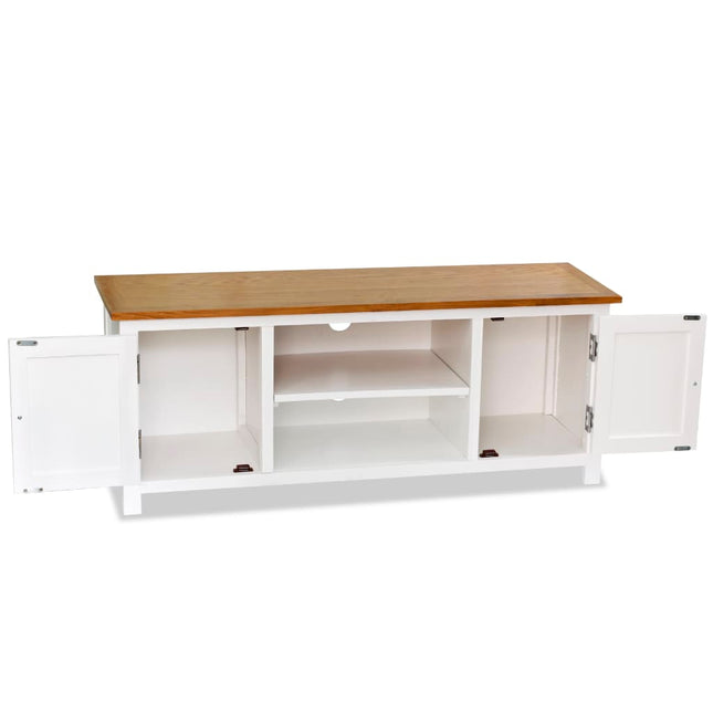 Mobile TV 120x35x48 cm in Massello di Rovere